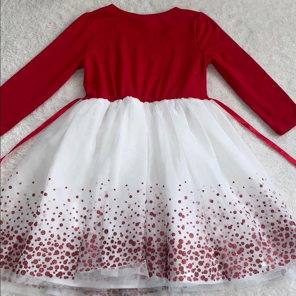 Zunie Red “Sparkle” Holiday Dress 6 EUC Christmas - Picture 12 of 12